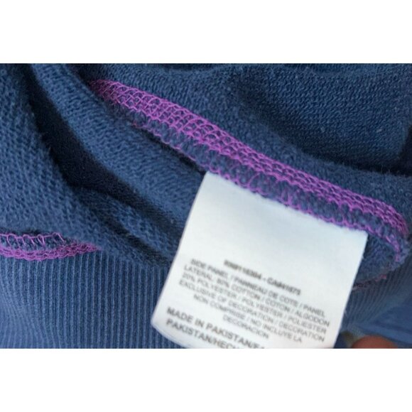 Converse Womens Vintage Front Zip Hoodie Medium Y2K Grunge Alternative - Picture 11 of 12